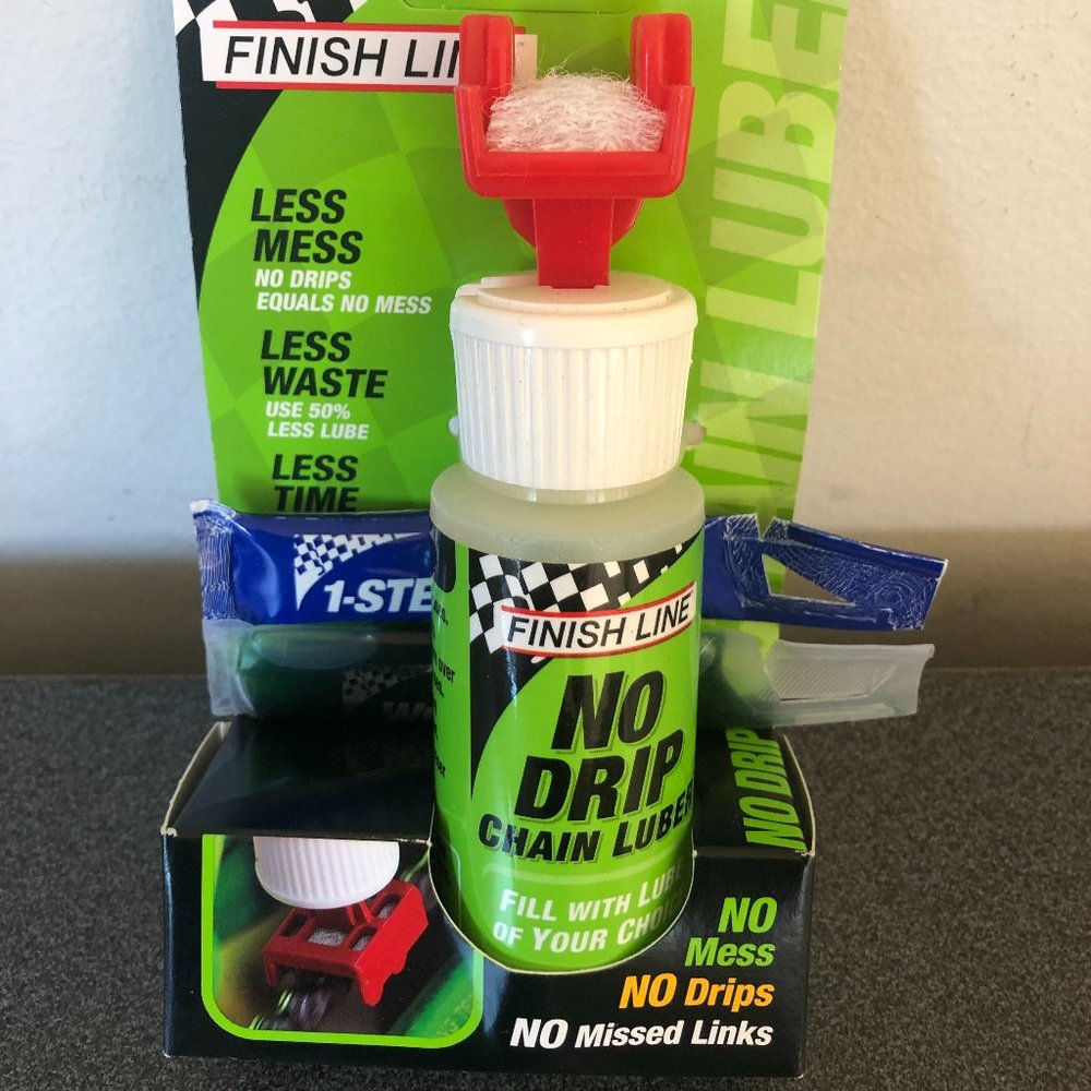 Finish Line Gear Floss & Finish Line No Drip Bicycle Chain Luber NEW